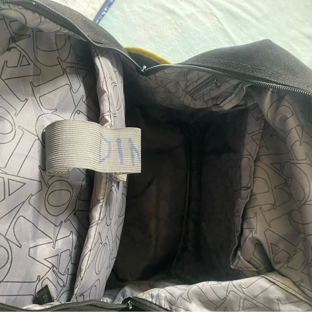 Black and Yellow Kids Backpack+ Pencils Case